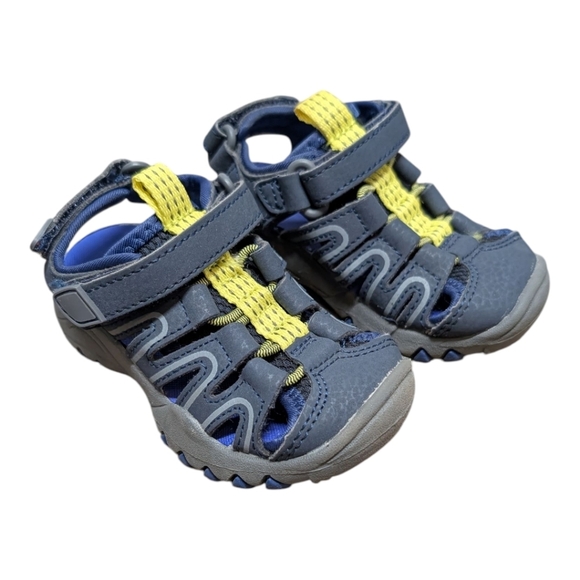 Cat & Jack Boys Blue Gray Afton Hiking Sandals Size 5 Baby - Picture 1 of 7